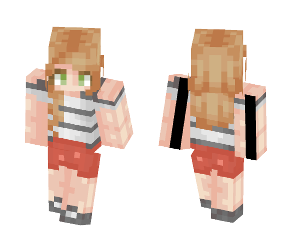 Red head summer girl - Girl Minecraft Skins - image 1