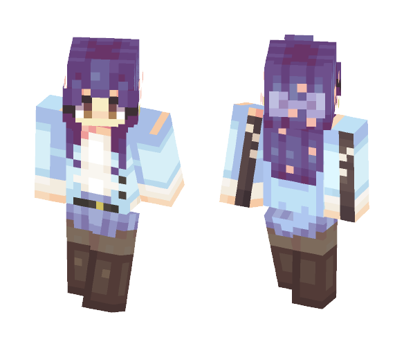 Flower Viewing Umi (+ Maki) - Female Minecraft Skins - image 1