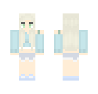 Blue Sweatshirt - Female Minecraft Skins - image 2