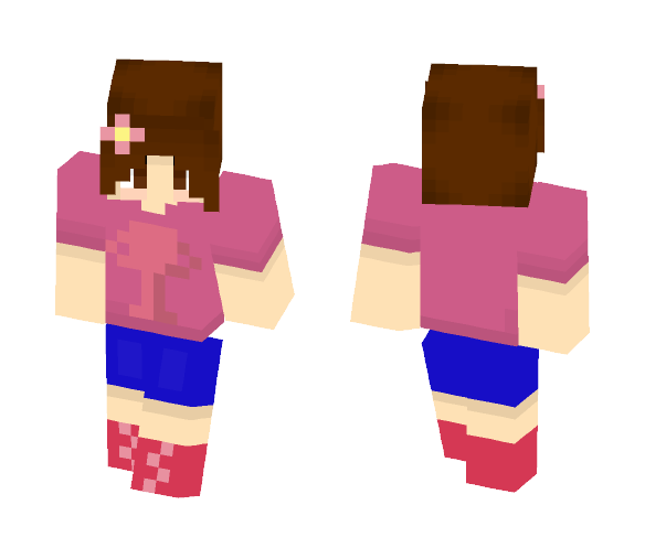 Steph (Game Theory) MC Skin!! - Female Minecraft Skins - image 1