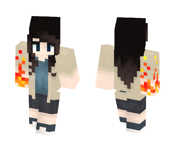 Blazing Spirit - Female Minecraft Skins - image 1