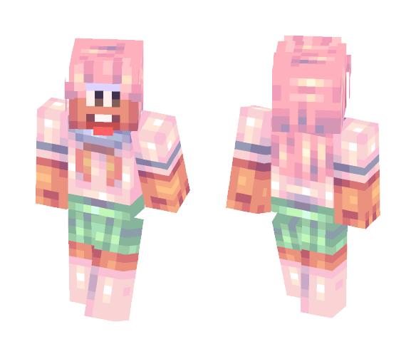patrick star-chan desu - Male Minecraft Skins - image 1