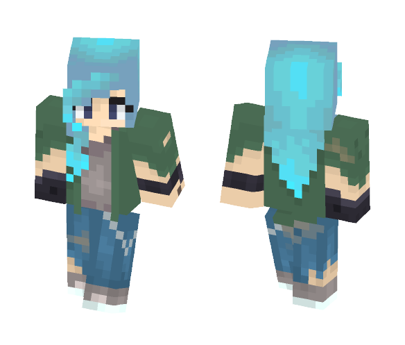 Fighting For Survival - Female Minecraft Skins - image 1