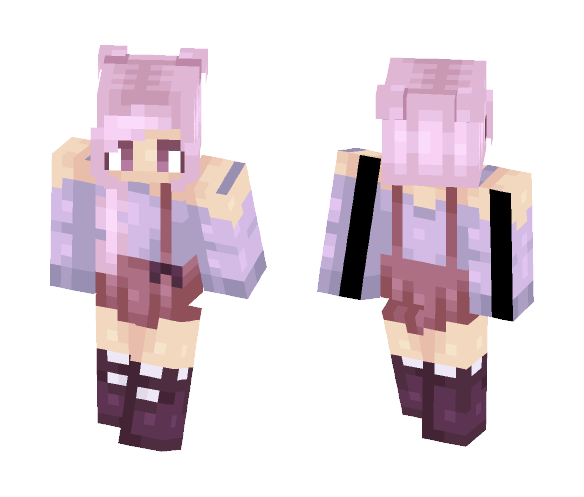 Pastel Candy Floss - Female Minecraft Skins - image 1