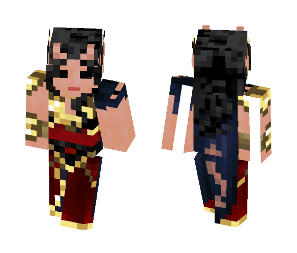 Female Tiefling Warlock - Female Minecraft Skins - image 1