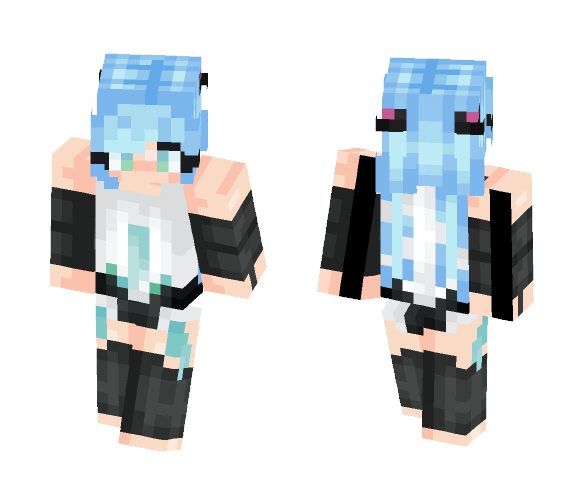 Hatsune Miku Append~~Tweenie - Female Minecraft Skins - image 1