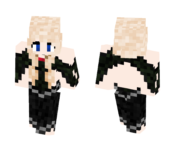 Vampire - Open Back Gown - Female Minecraft Skins - image 1