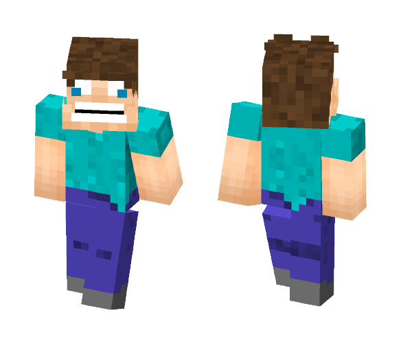 Derp Steve - Male Minecraft Skins - image 1