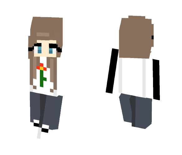 A normal girl - Girl Minecraft Skins - image 1