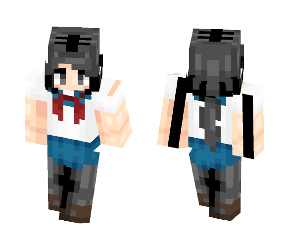 Yandere Chan (remade) - Female Minecraft Skins - image 1