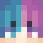lilac with the blue hair - Male Minecraft Skins - image 3