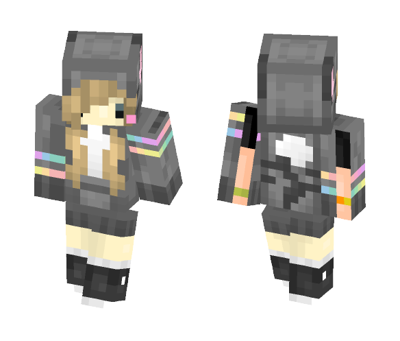 ~*Neko Girl Chibi*~/(REQUESTED) - Girl Minecraft Skins - image 1