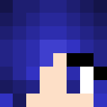 Blue Chillaxed Girl - Girl Minecraft Skins - image 3