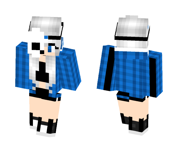 Skeleton mask Sans girl - Girl Minecraft Skins - image 1