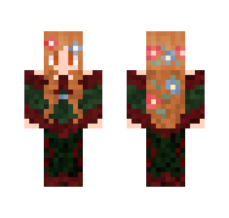 Elven Druid - Female Minecraft Skins - image 2