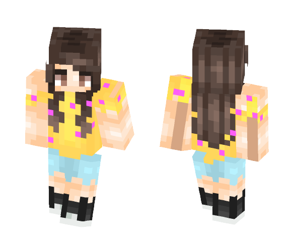 pink polka dot!? (better in 3D!) - Other Minecraft Skins - image 1