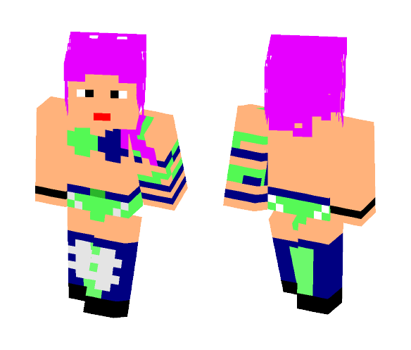 Sasha Banks l WWE! - Female Minecraft Skins - image 1
