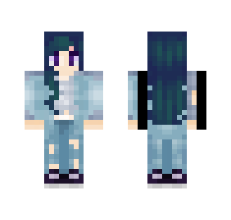 ~| Blue |~ - Female Minecraft Skins - image 2
