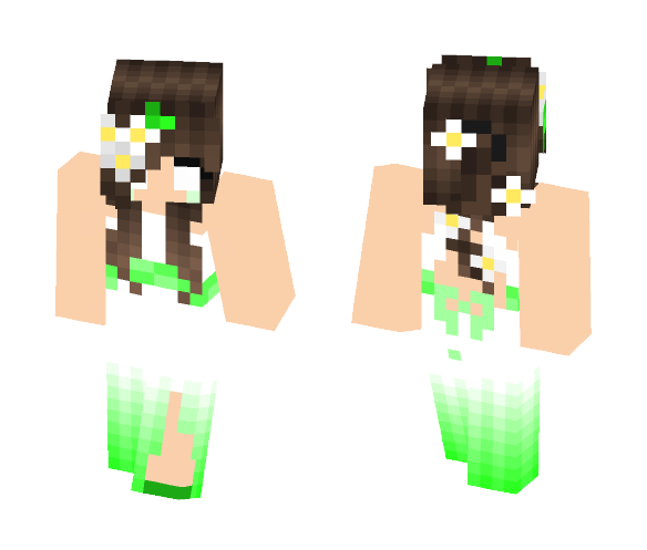 Fancy Herobrine Girl :D - Girl Minecraft Skins - image 1