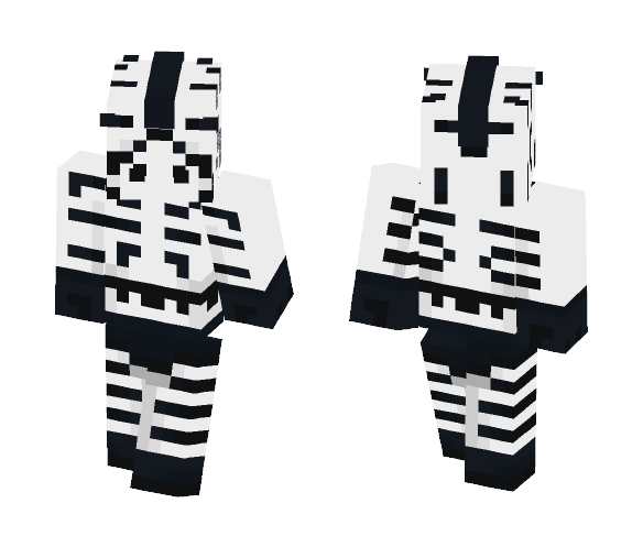 Zebra Man - Male Minecraft Skins - image 1