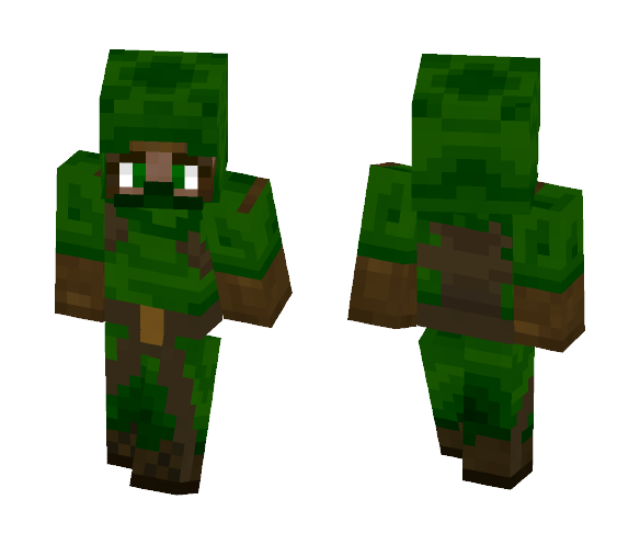 Female Elf Ranger - Female Minecraft Skins - image 1