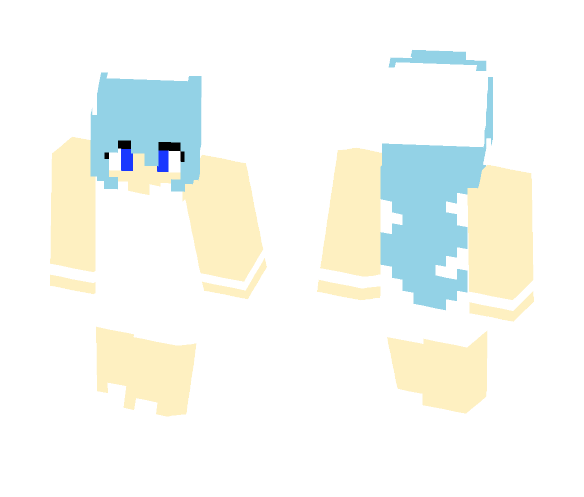 Squid Girl OC {Cherry} - Girl Minecraft Skins - image 1