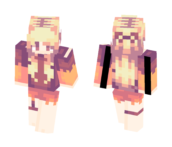Clouds at Sunset - Female Minecraft Skins - image 1