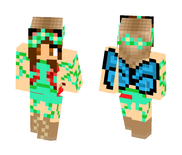 ButterFly Girl - [Please Download] - Girl Minecraft Skins - image 1