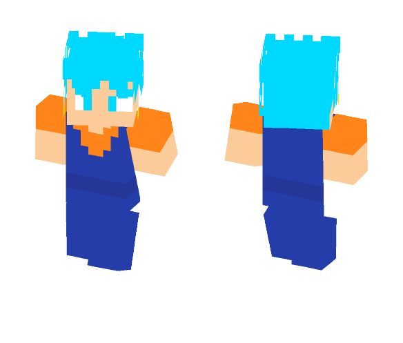 Vegito Blue (Super Saiyan Blue) - Male Minecraft Skins - image 1