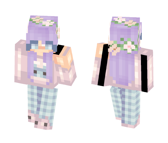 Pastel Pj's - Female Minecraft Skins - image 1