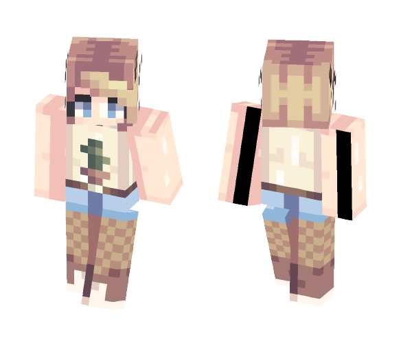Corrupted Vibes - Female Minecraft Skins - image 1