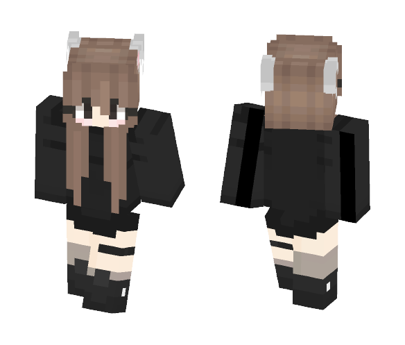 Download Free " cute cat girl " Skin for Minecraft image 1. "...