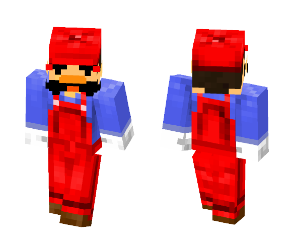 Red Plumber - Male Minecraft Skins - image 1