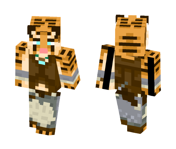 Tiger Skin For Spectral_Knight - Interchangeable Minecraft Skins - image 1