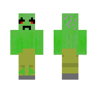 Shirtless friendly orc