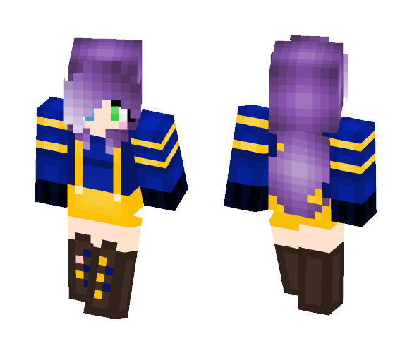 Lilly Outertale Frisk - Female Minecraft Skins - image 1