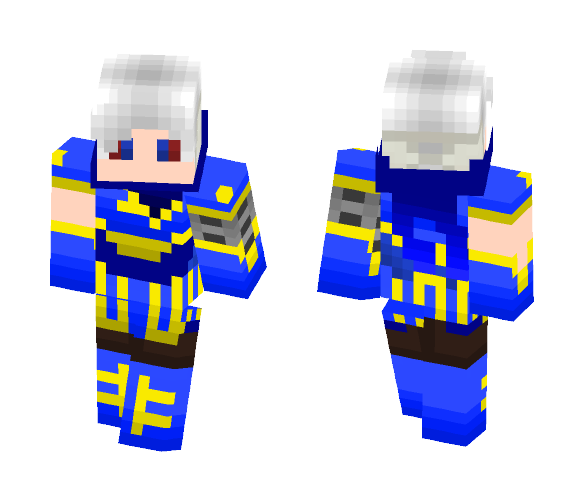 Spring Outertale Papyrus - Male Minecraft Skins - image 1