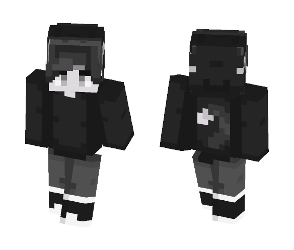 Gothic Emo boy - Boy Minecraft Skins - image 1