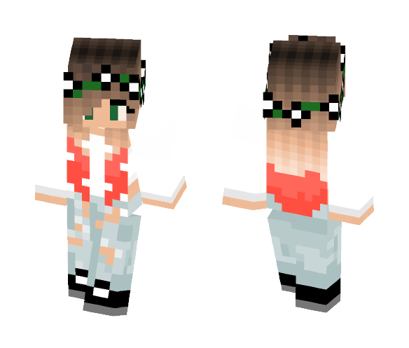 I dyded my hair recently!!! :) - Female Minecraft Skins - image 1