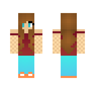 red girl- updated - Female Minecraft Skins - image 2