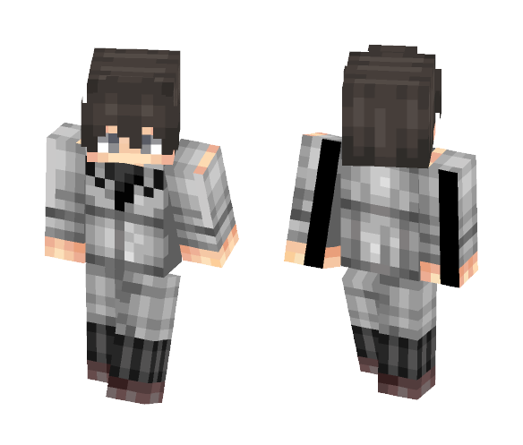 Grey and Lonely - Male Minecraft Skins - image 1