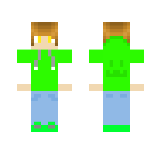Green Gaming Boy - Boy Minecraft Skins - image 2