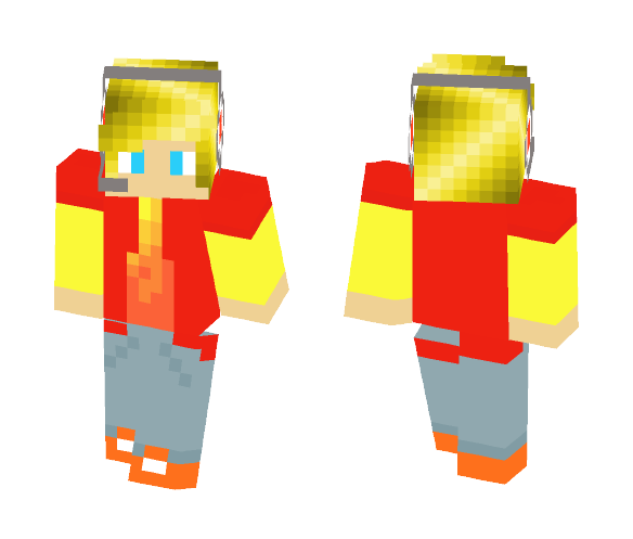 Red Gaming Boy - Boy Minecraft Skins - image 1