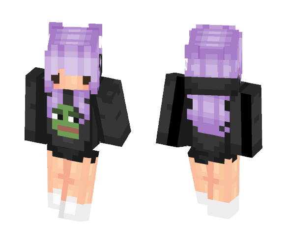 Pepe girl - Girl Minecraft Skins - image 1