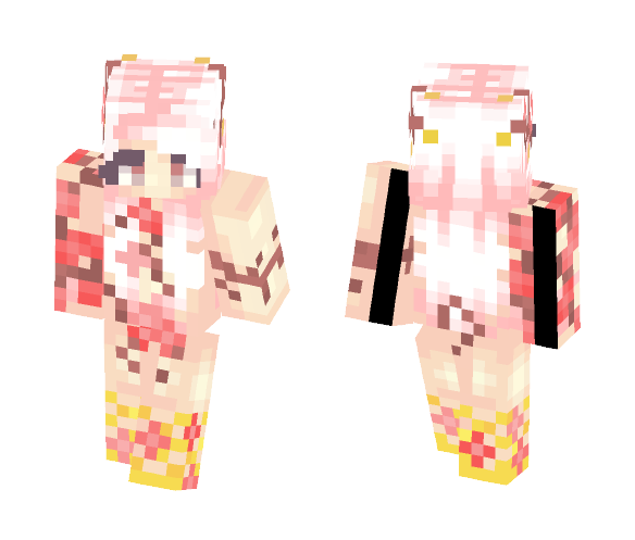 Cherry Blossom Deerling - Female Minecraft Skins - image 1