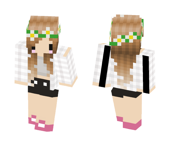 Kawaii Girl (NEW SHADING!!!) - Girl Minecraft Skins - image 1
