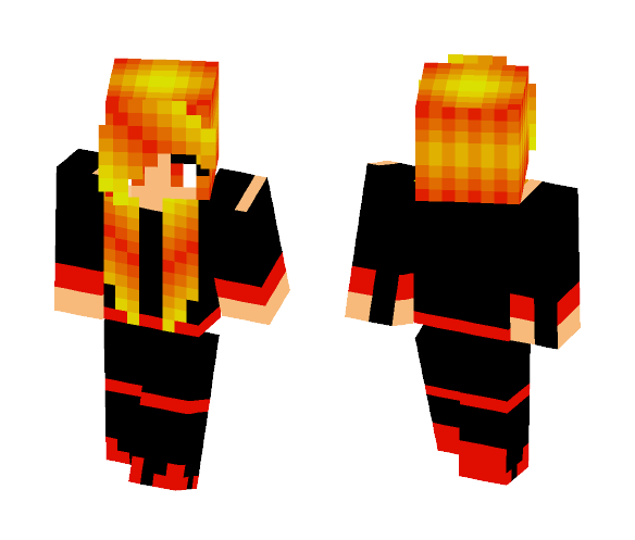 My Fire Wizard - Female Minecraft Skins - image 1