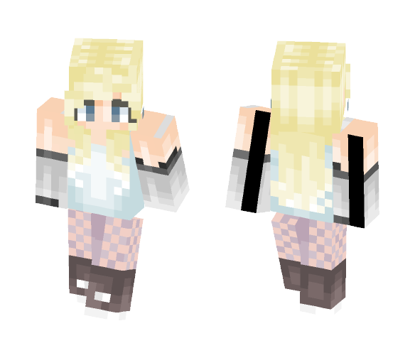 Blondie Blues - Female Minecraft Skins - image 1