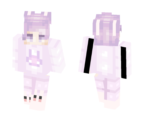 Pinkish bunny boy - Boy Minecraft Skins - image 1
