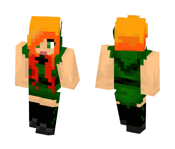 Robin Hood Red - Female Minecraft Skins - image 1
